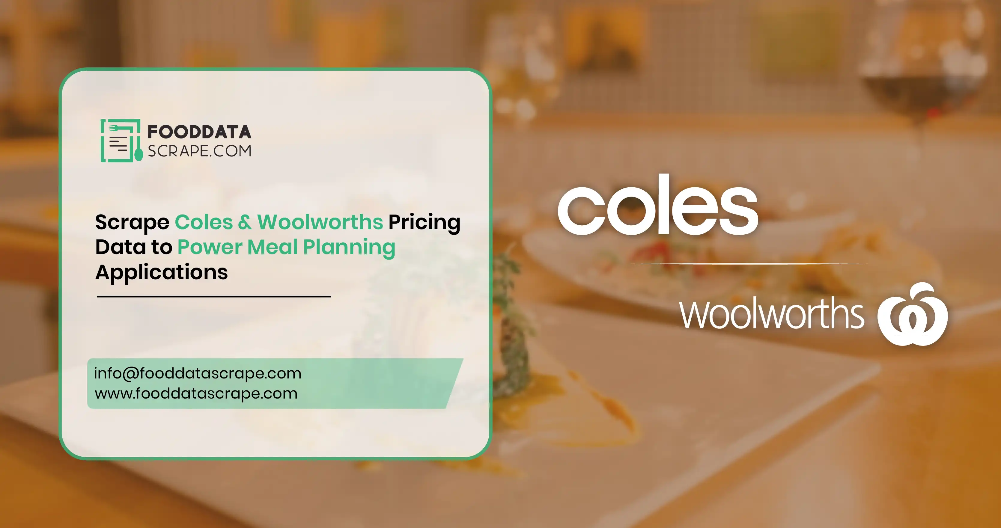 Scrape Coles & Woolworths Pricing Data to Power Meal Planning Applications